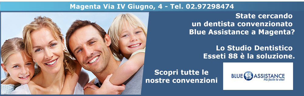 Blu Assistance dentista convenzionato Magenta Esseti 88